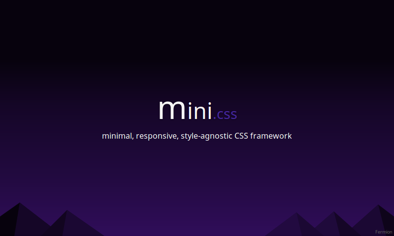 mini.css React/Preact libraries - Fast, lightweight mini.css components built with React/Preact